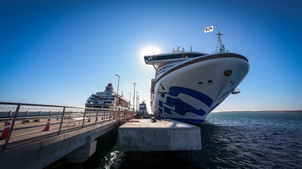 EL CRUCERO SAPPHIRE PRINCESS ARRIBÓ A PUERTO MADRYN EN SU PRIMERA RECALADA DE LA&nbsp;TEMPORADA.