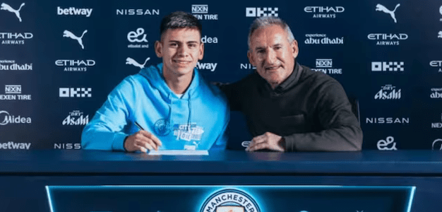 CLAUDIO ECHEVERRI SE UNE AL MANCHESTER CITY Y SE PONE BAJO LAS ÓRDENES DE&nbsp;GUARDIOLA.