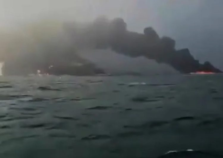 MAR DEL NORTE: CHOQUE ENTRE UN BUQUE CARGUERO Y UN&nbsp;PETROLERO.