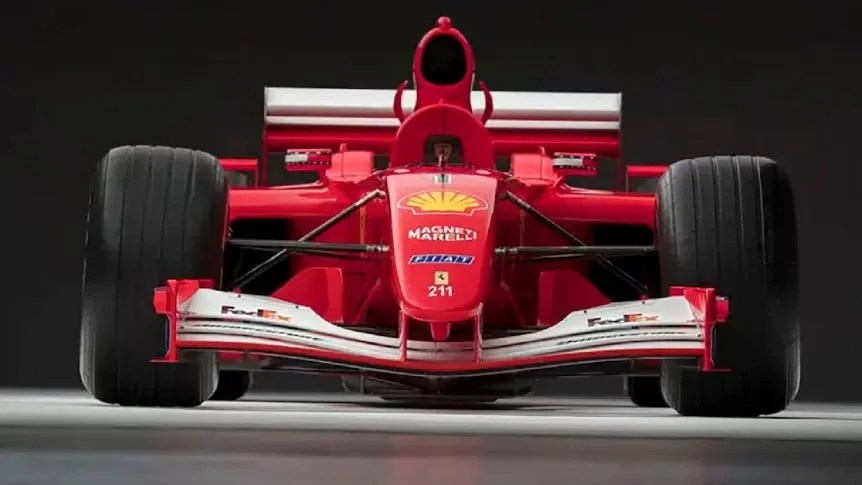 SUBASTAN LA FERRARI CON LA QUE SCHUMACHER GANÓ EN MÓNACO Y FUE CAMPEÓN EN&nbsp;2001.
