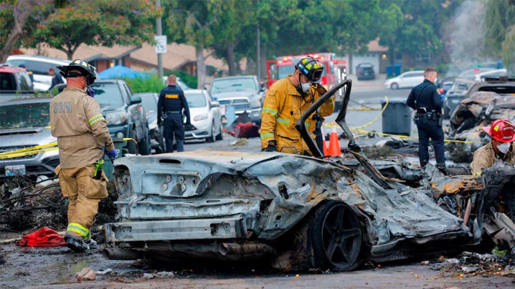 TRAGEDIA AÉREA EN SAN DIEGO: UNA AVIONETA SE ESTRELLÓ EN UN VECINDARIO Y DEJÓ VARIOS&nbsp;MUERTOS.