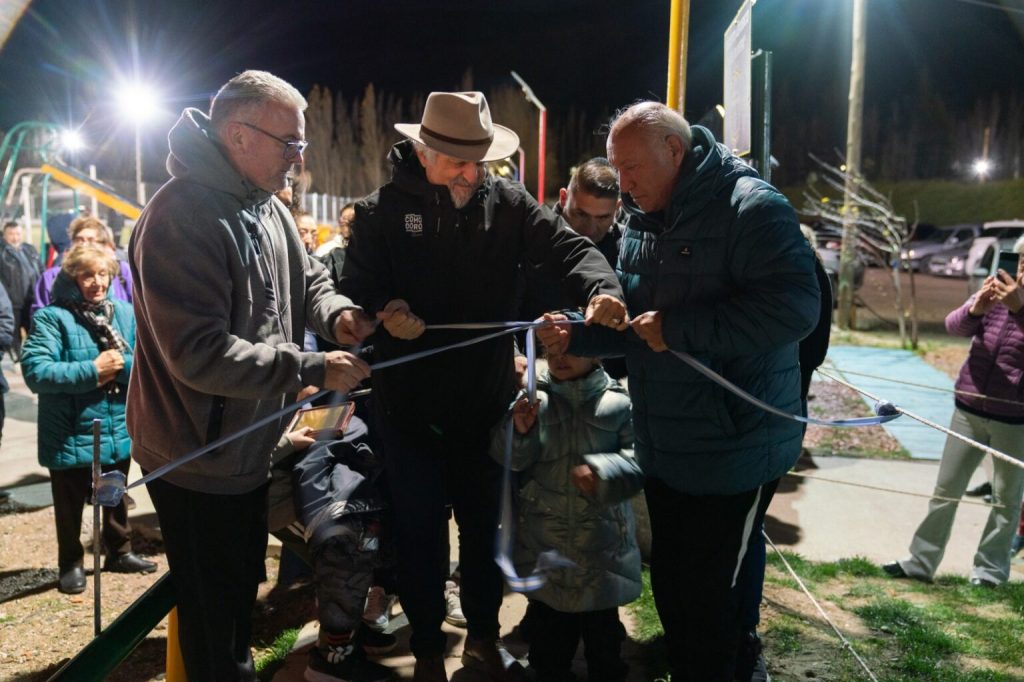 COMODORO RIVADAVIA: NUEVA ILUMINACIÓN EN CLUB DE VETERANOS DE&nbsp;LAPRIDA.