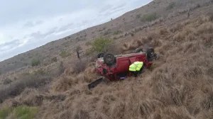MUJER DE 55 AÑOS MURIÓ EN UN TRÁGICO VUELCO EN LA&nbsp;PAMPA