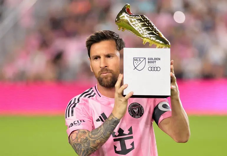 LIONEL MESSI RECIBIÓ LA BOTA DE ORO DE LA MLS&nbsp;2025