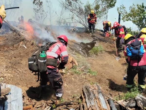 PRODUCTO DE UN OPERATIVO PROVINCIAL INTENSIVO, EL INCENDIO EN EL TURBIO FUE&nbsp;CONTROLADO