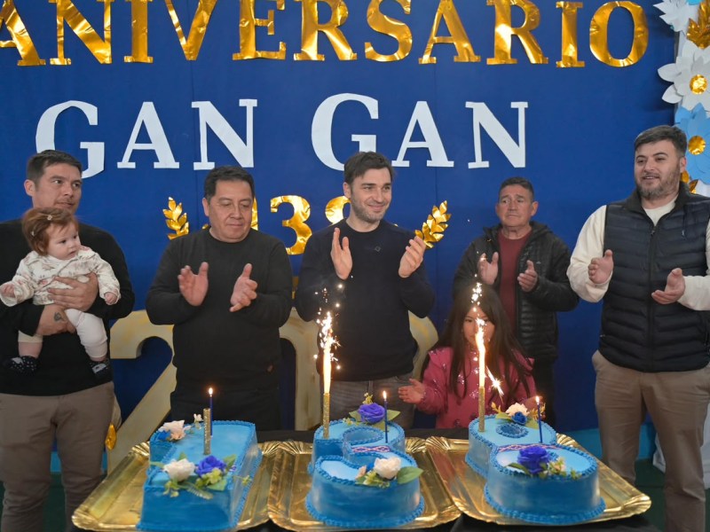 POR PRIMERA VEZ, GAN GAN CELEBRÓ SU ANIVERSARIO EN EL SALÓN DE USOS MÚLTIPLES RENOVADO, CON CALEFACCIÓN A&nbsp;GAS