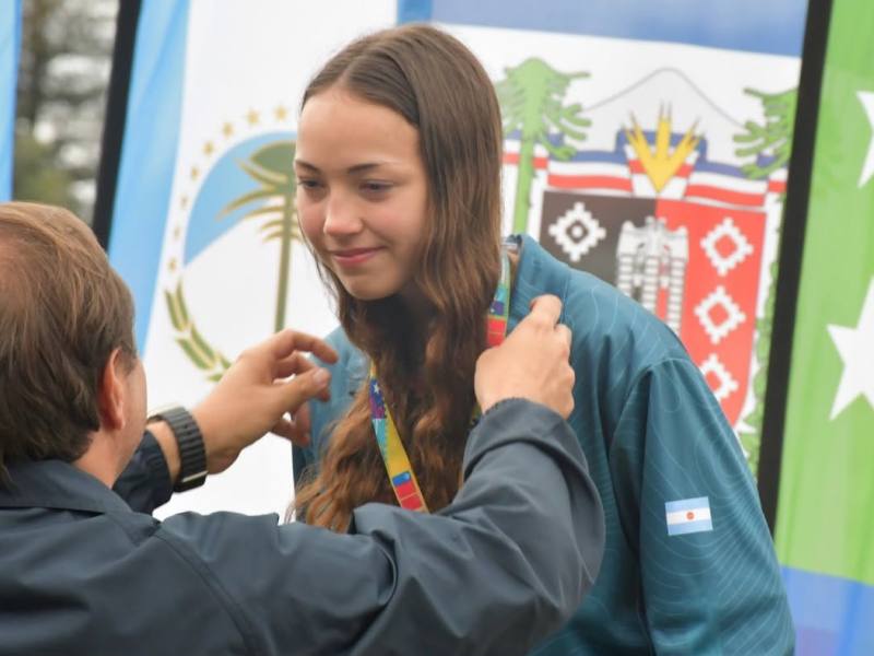 JUEGOS DE LA ARAUCANÍA: OLIVIA CONESA BATIÓ UN RÉCORD&nbsp;ARGENTINO